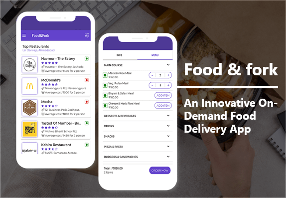 Food & fork – An Innovative On-Demand Food Delivery App